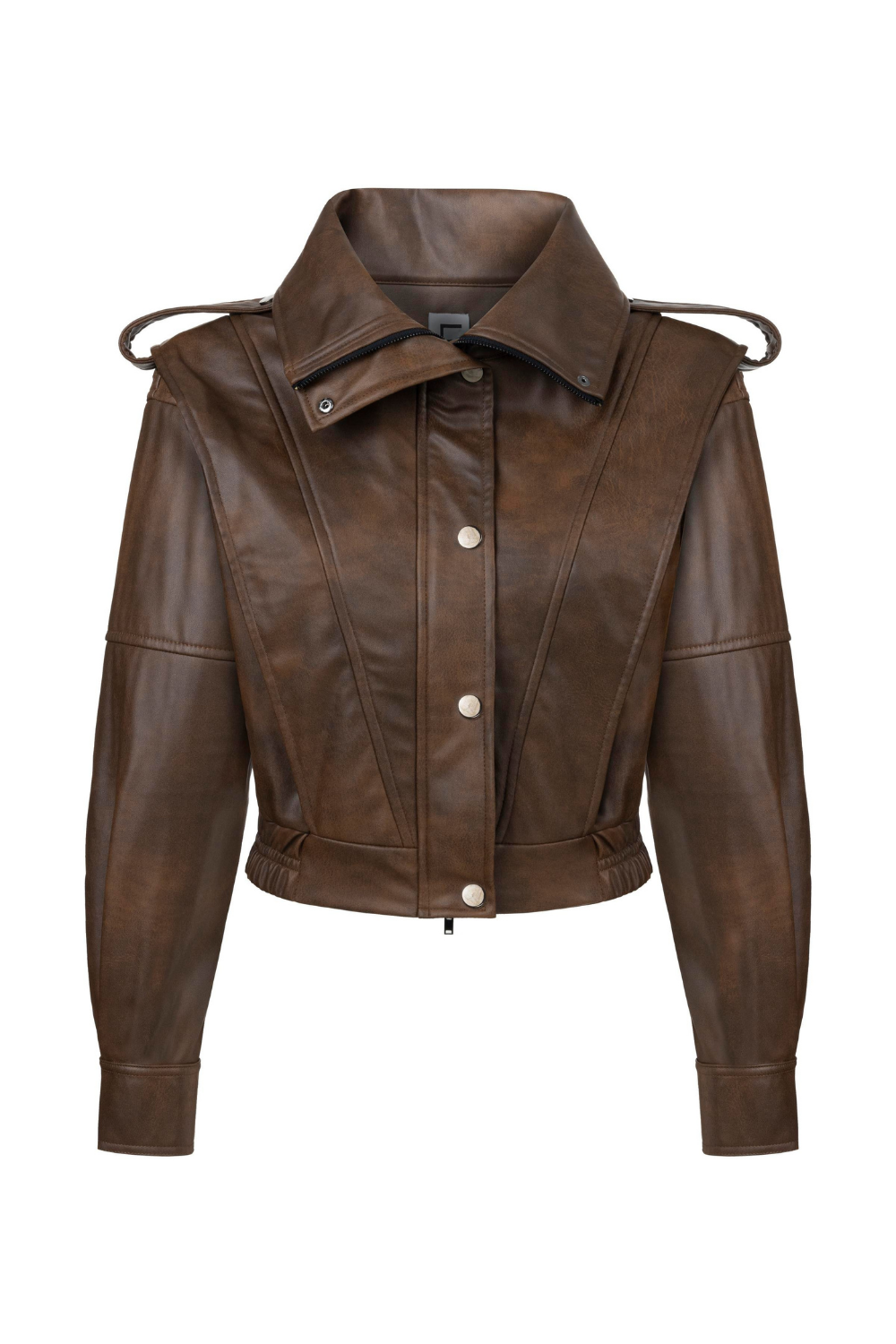 Feel The Lotus-Lidia Leather Jacket-Ceket-1-Milagron.com