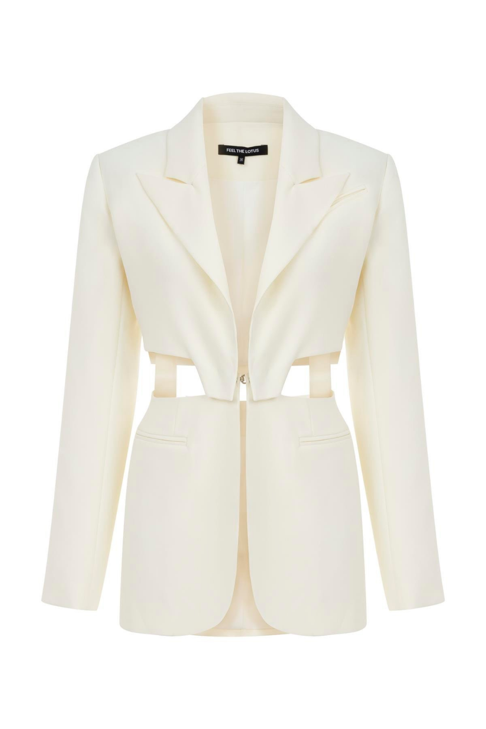 Feel The Lotus-Ren Ecru Jacket-Ceket-1-Milagron.com