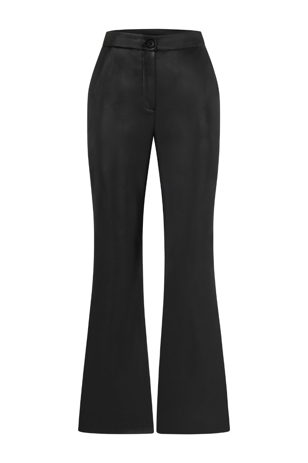 Feel The Lotus-Sophie Flare Leather Pants-Pantolon-1-Milagron.com