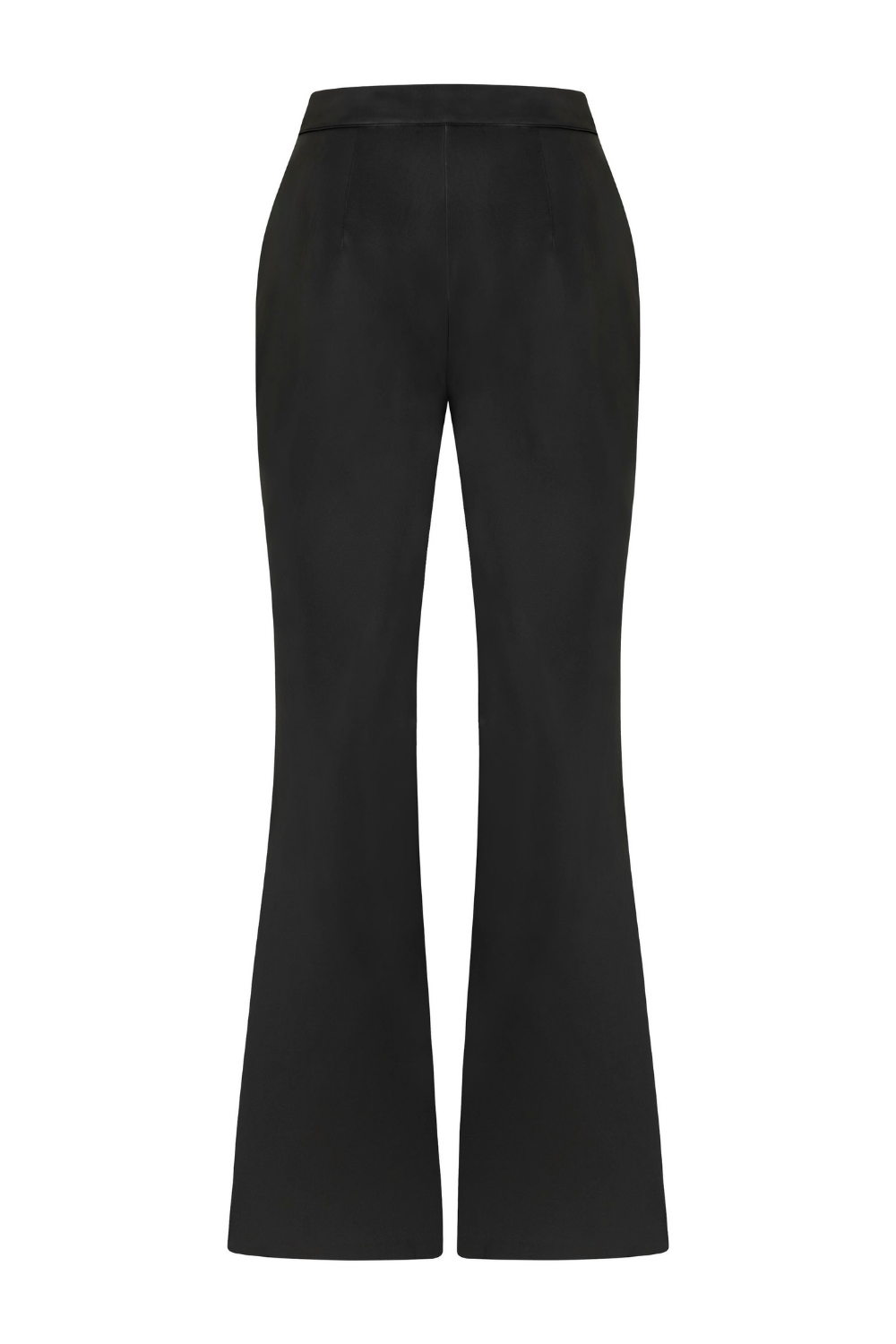 Feel The Lotus-Sophie Flare Leather Pants-Pantolon-2-Milagron.com