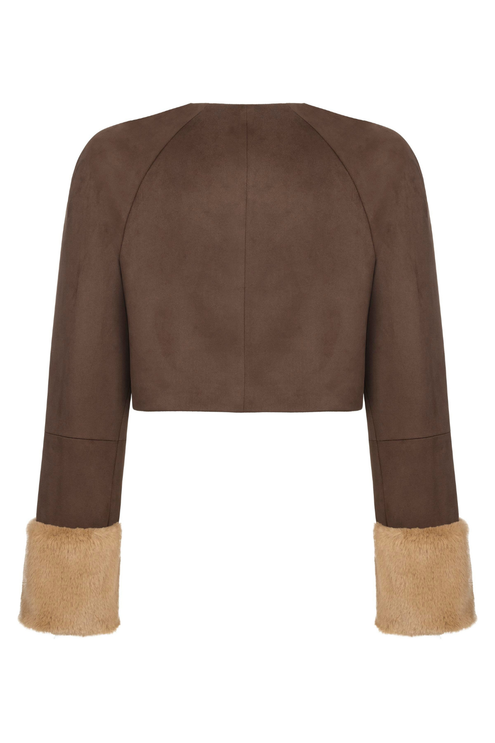 Feel The Lotus-Tess Shearling Bolero-Ceket-2-Milagron.com