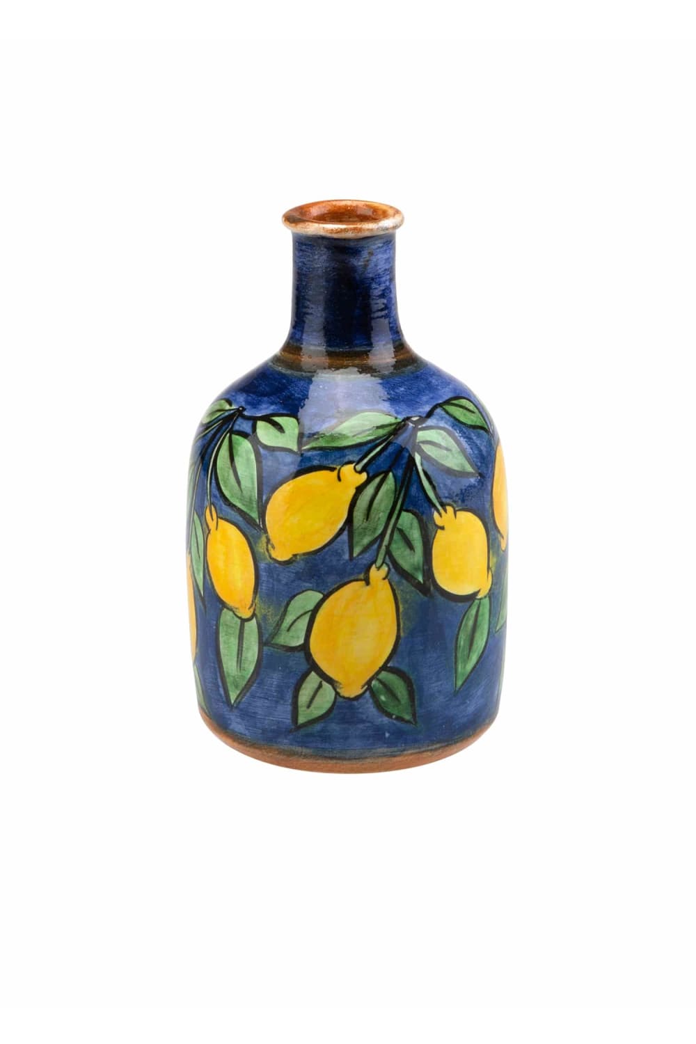 Feeling Good Inside-Amalfi Coast Collection Handmade Kobalt Limon Mini Vazo-Vazo-1-Milagron.com