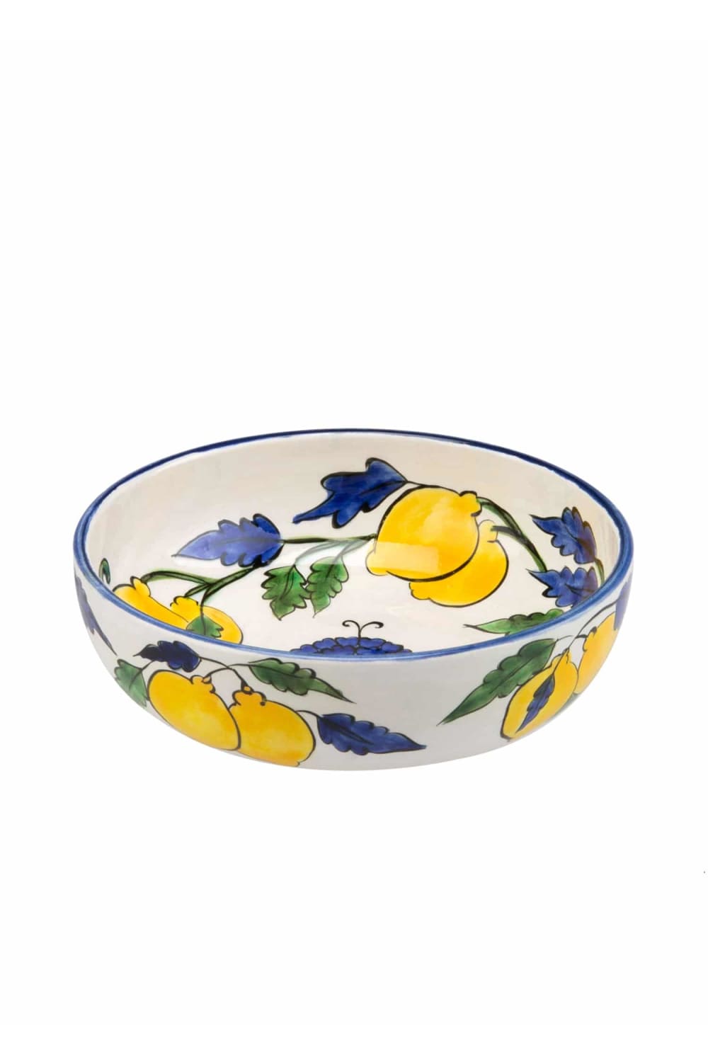 Feeling Good Inside-Amalfi Coast Collection Handmade Seramik Orta Boy Salata Kasesi-Tabak & Kase-1-Milagron.com