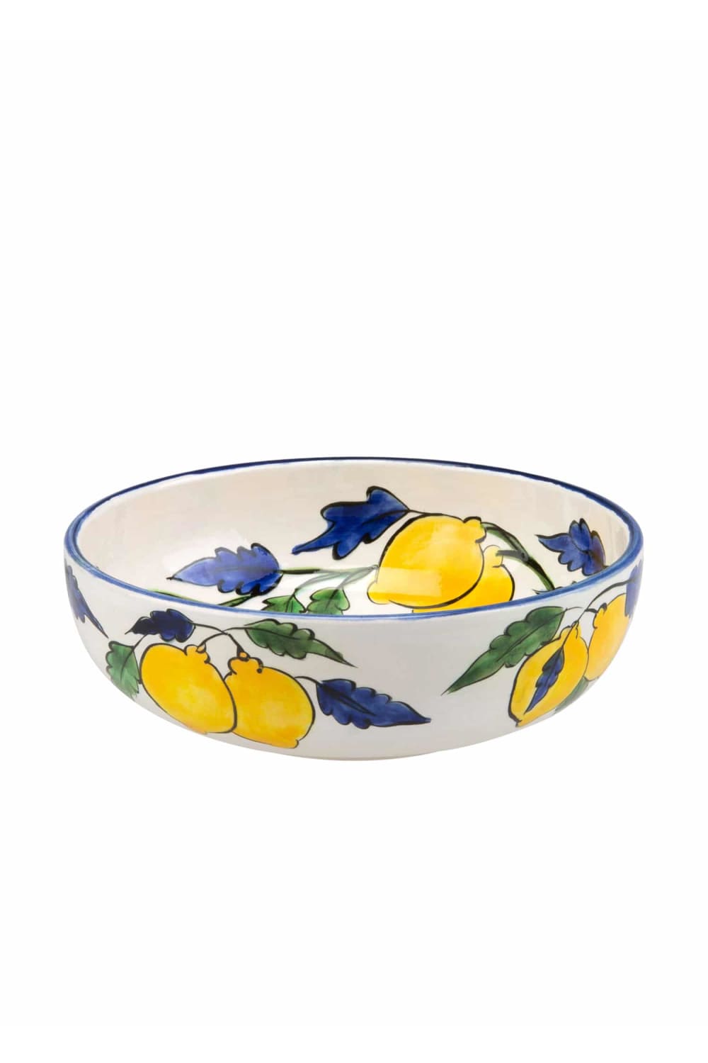 Feeling Good Inside-Amalfi Coast Collection Handmade Seramik Orta Boy Salata Kasesi-Tabak & Kase-2-Milagron.com