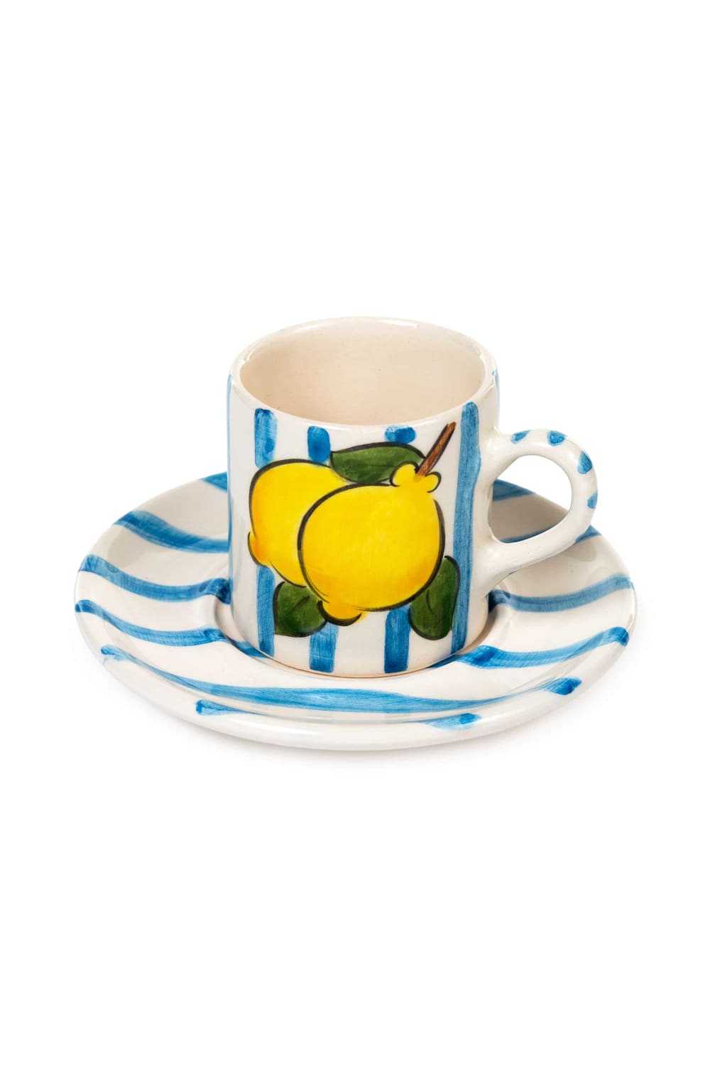 Feeling Good Inside-Amalfi Coast Collection Line Coffee Set (6 Adet)-Bardak-5-Milagron.com
