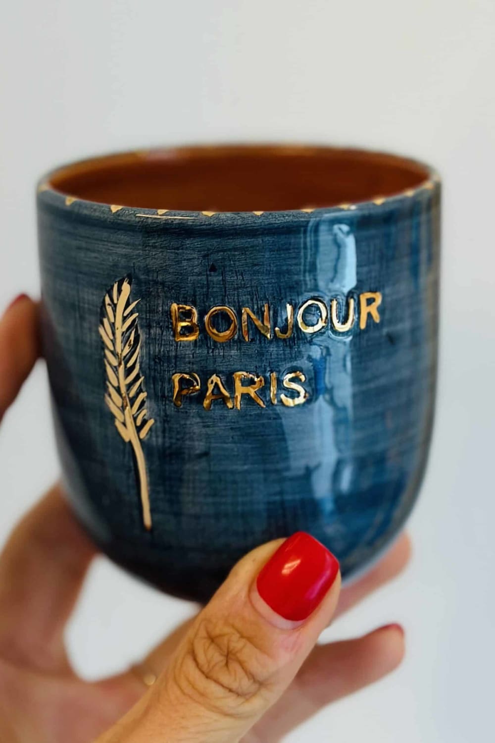 Feeling Good Inside-Bonjour Paris! Mood Mug-Bardak-1-Milagron.com