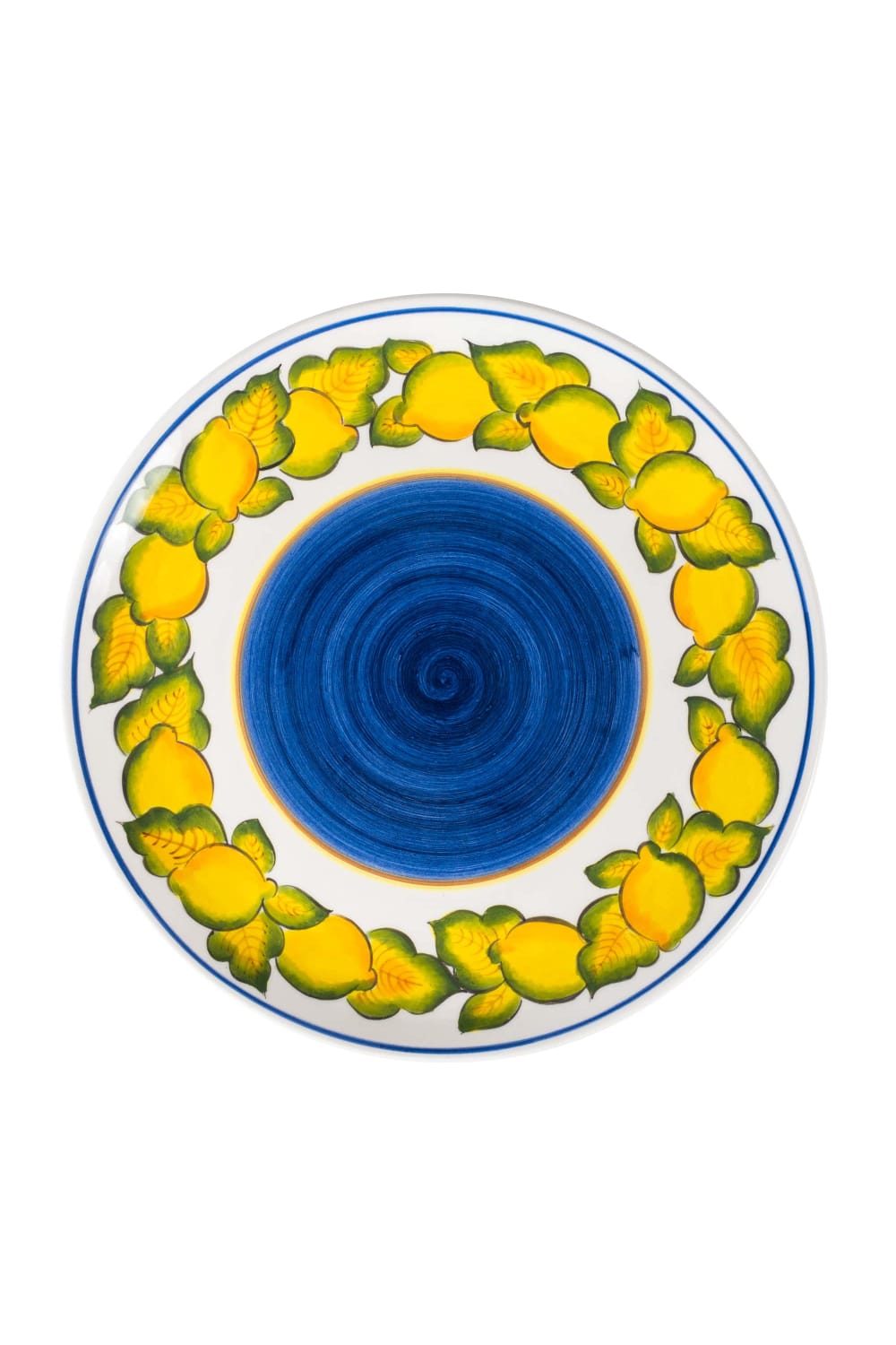 Feeling Good Inside-Brava Lemon Dinner Plate 2-Tabak & Kase-1-Milagron.com