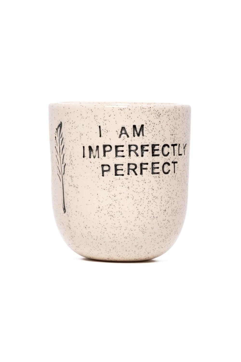 Feeling Good Inside-“ I Am Imperfectly Perfect ” Mood Mug-Bardak-1-Milagron.com