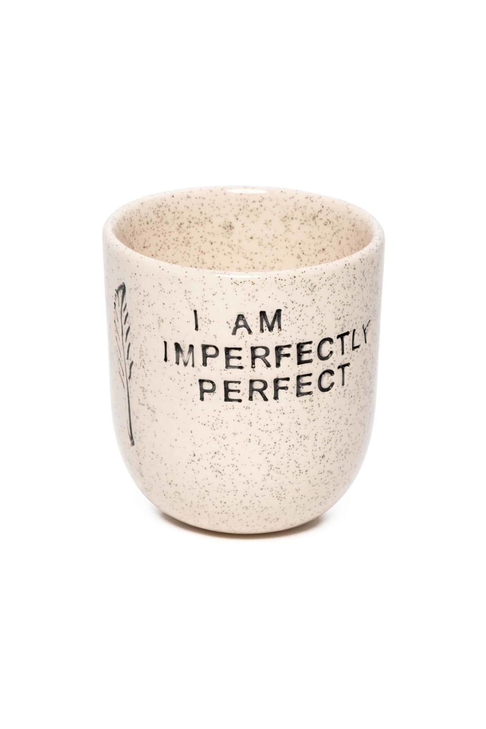 Feeling Good Inside-“ I Am Imperfectly Perfect ” Mood Mug-Bardak-2-Milagron.com