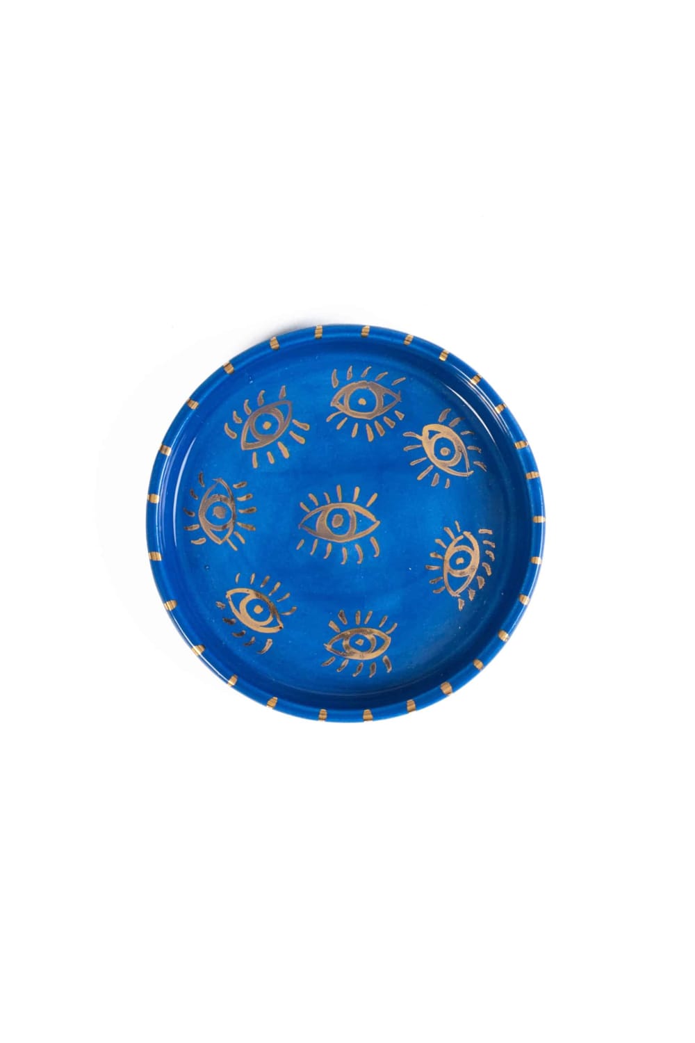 Feeling Good Inside-Inner Eye Collection Gözlü Kobalt Türk Kahvesi Fincanı Seti-Bardak-3-Milagron.com