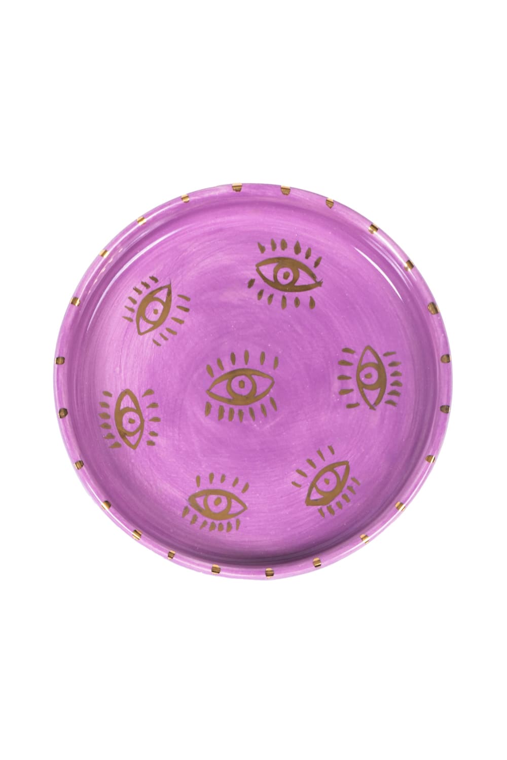 Feeling Good Inside-Inner Eye Collection Gözlü Lila Türk Kahvesi Fincanı Seti-Bardak-2-Milagron.com