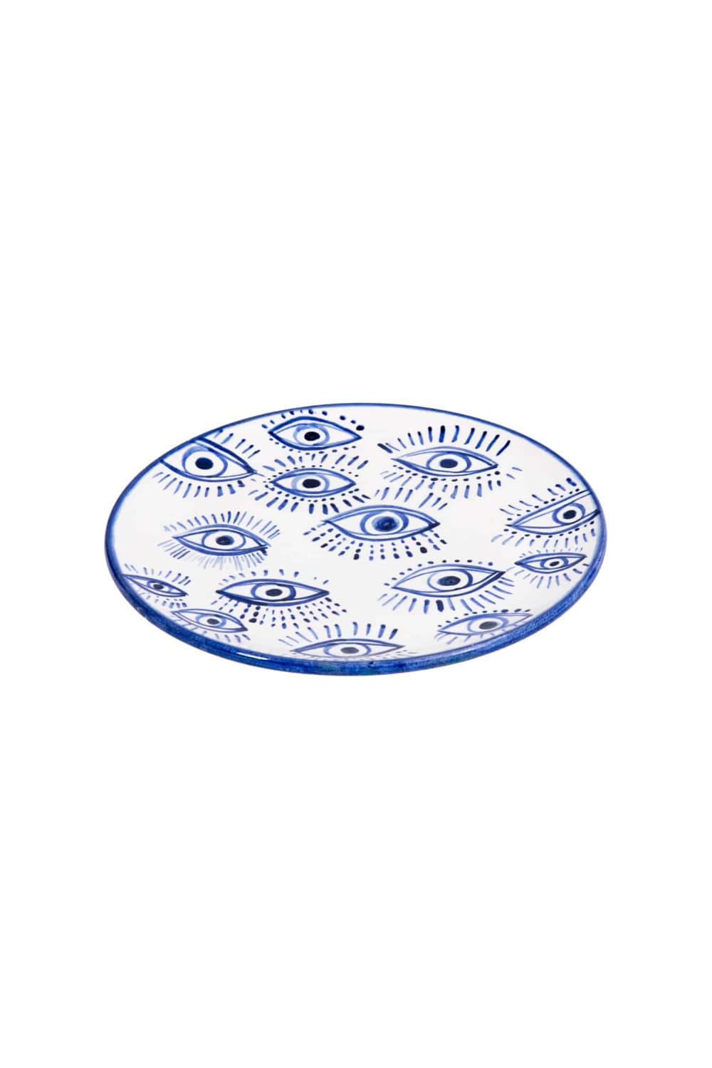 Feeling Good Inside-Inner Eye Collection Handmade Çoklu Göz Seramik Pasta Tabağı-Tabak & Kase-2-Milagron.com