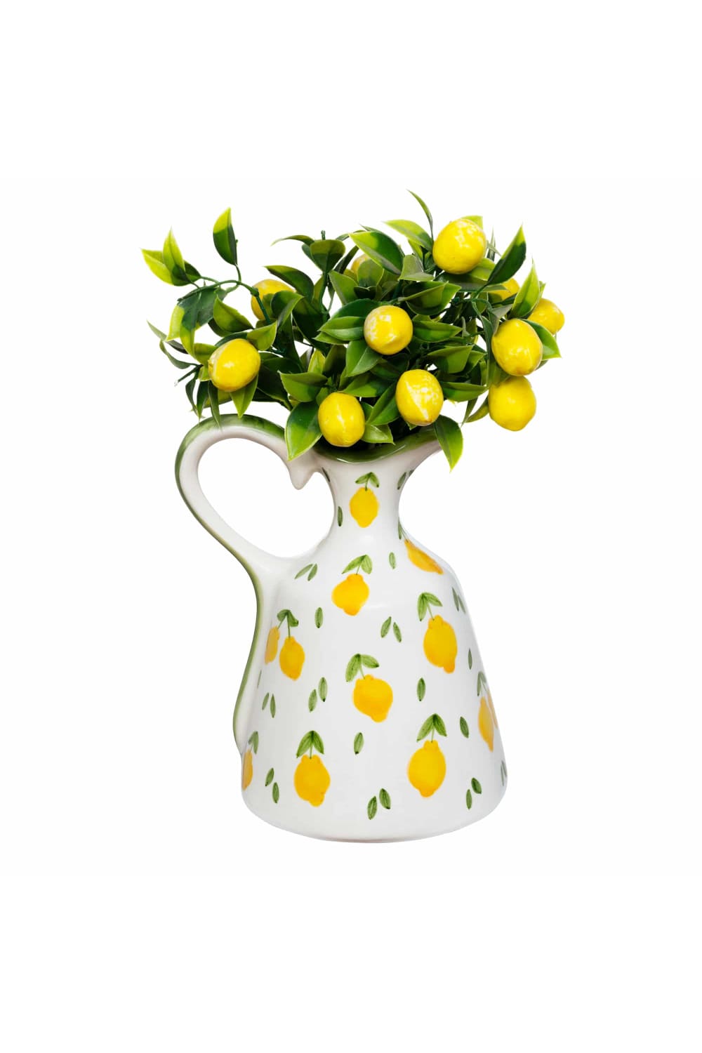 Feeling Good Inside-Lemon Splash Collection Handmade Ceramic Sürahi-Sürahi-2-Milagron.com