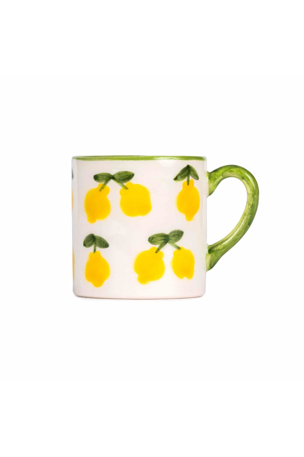 Feeling Good Inside-Lemon Splash Kulplu Türk Kahvesi Fincan Seti-Bardak-2-Milagron.com