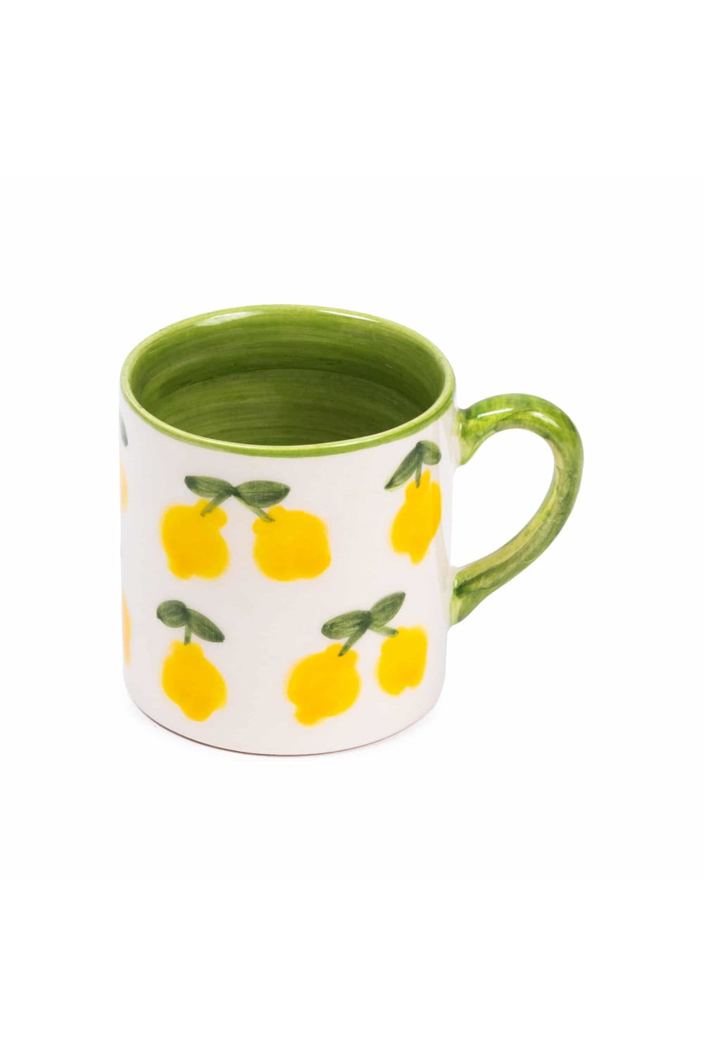 Feeling Good Inside-Lemon Splash Kulplu Türk Kahvesi Fincan Seti-Bardak-3-Milagron.com