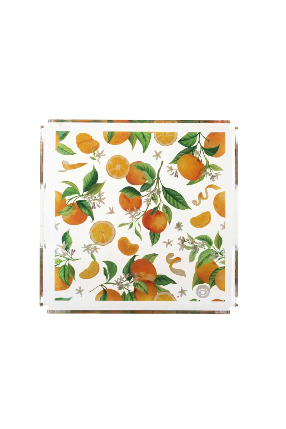 Feeling Good Inside-Mandarin Plexi Tray 25x25 Tepsi-Sunum Aksesuarları-1-Milagron.com