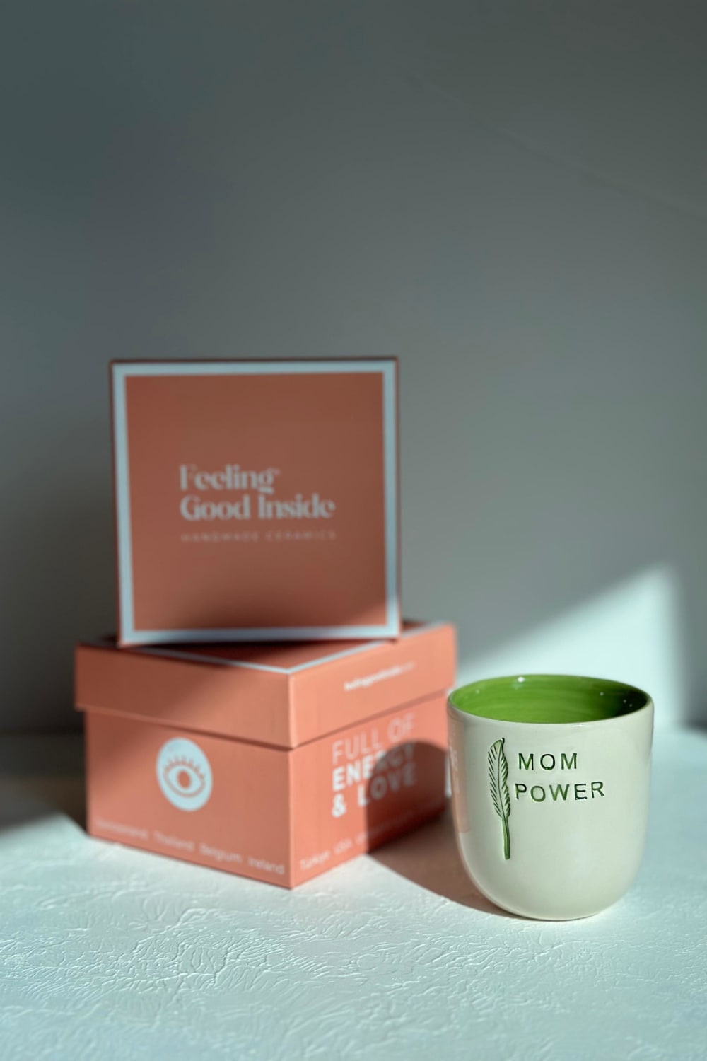 Feeling Good Inside-Mom Power Mug – Özel Hediye Kutulu-Bardak-1-Milagron.com