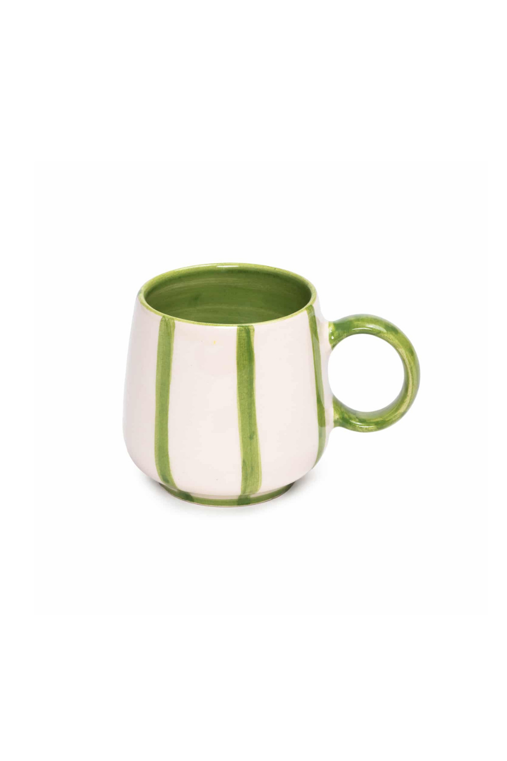 Feeling Good Inside-Palm Beach Yeşil Kulplu Kupa-Kahve Fincanı-2-Milagron.com