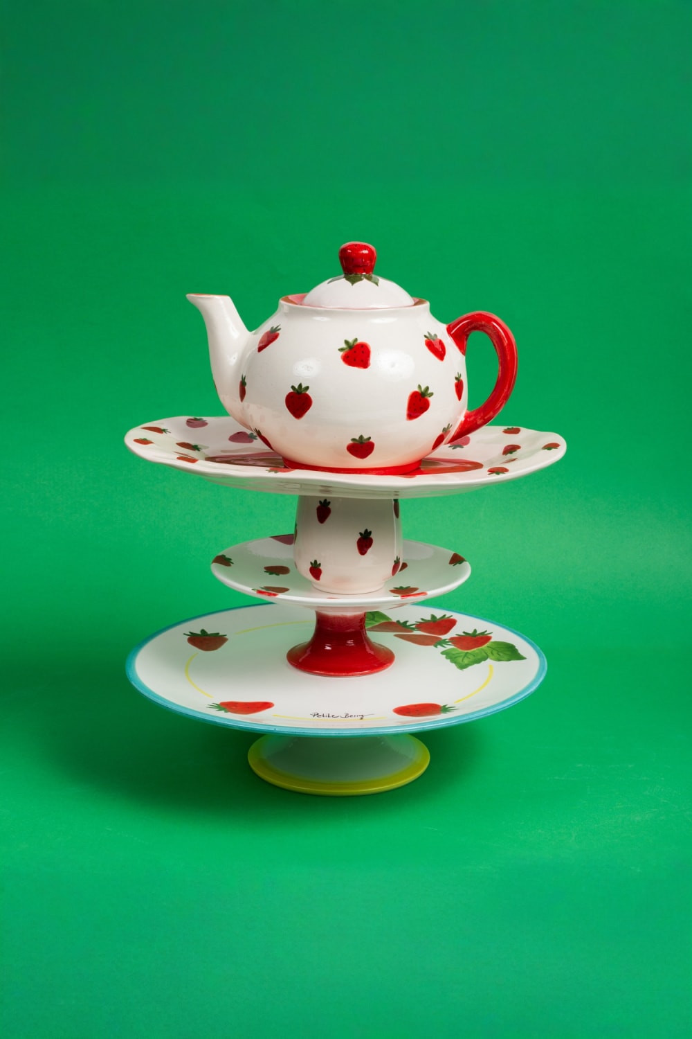 Petite Berry- Çilek Kulplu Mug - 3