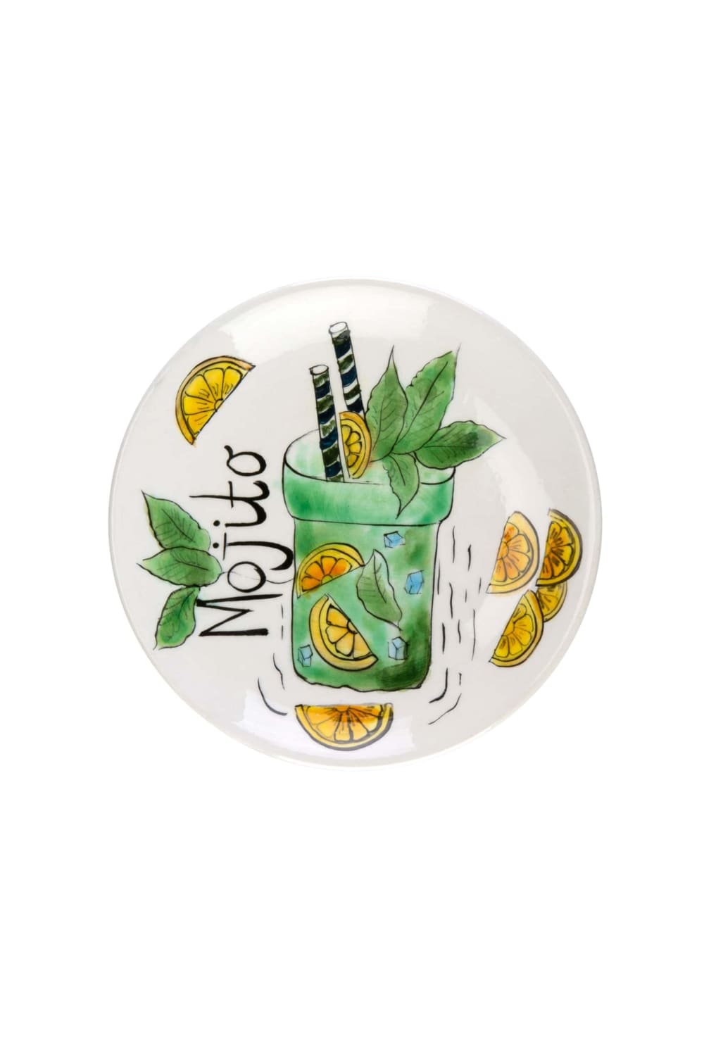 Feeling Good Inside-Pop-up Cocktail Collection Handmade Seramik Klasik Mojito Kokteyl Tabağı-Tabak & Kase-1-Milagron.com