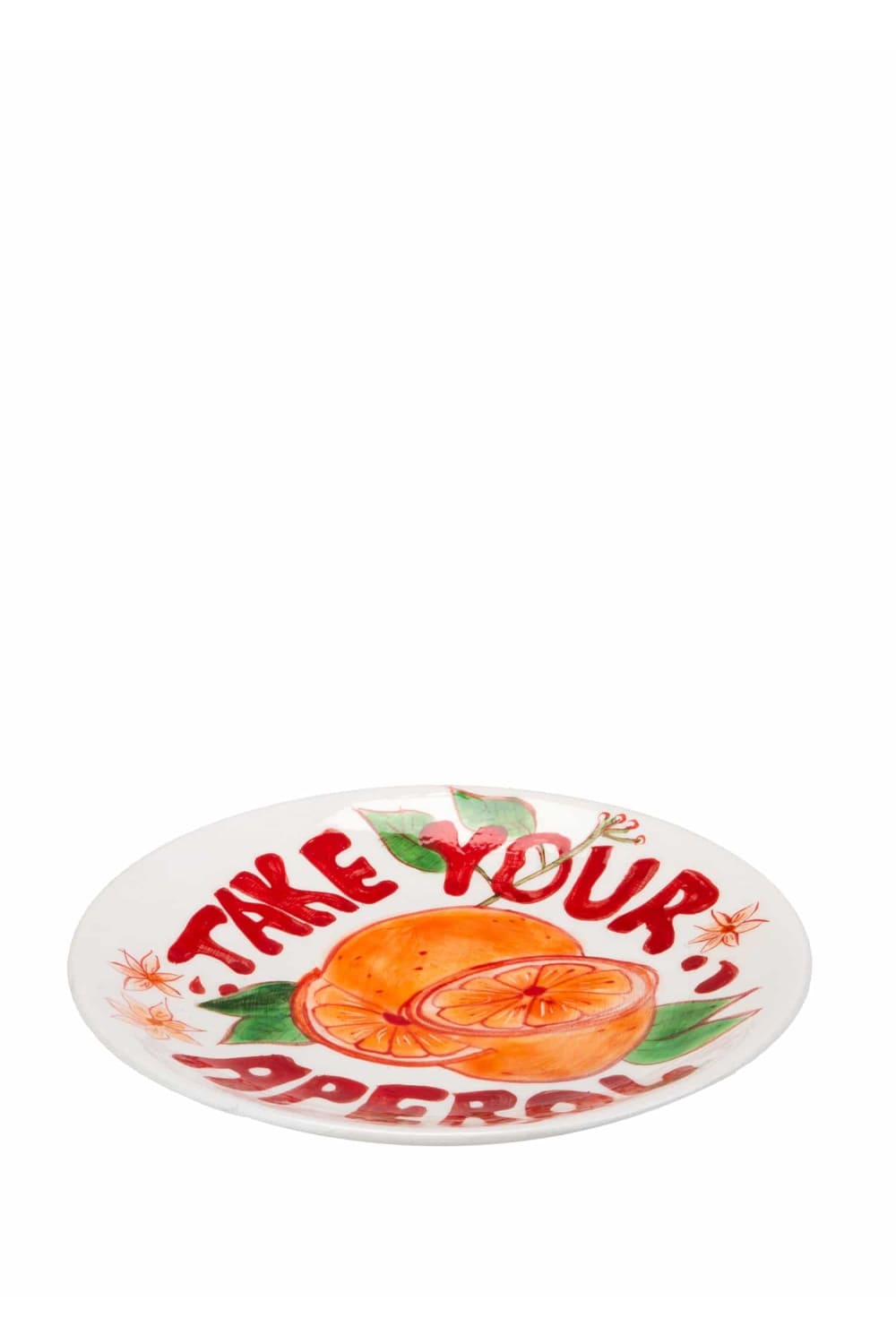 Feeling Good Inside-Pop-up Cocktail Collection Handmade Seramik Take Your Aperol Kokteyl Tabağı-Tabak & Kase-2-Milagron.com