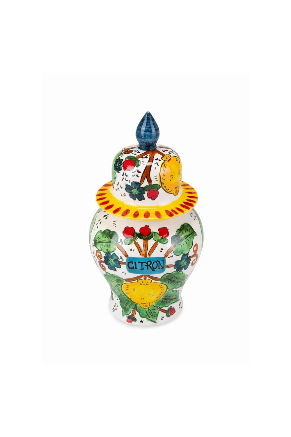 Feeling Good Inside-Sicilian Lemon Collection Handmade Seramik Dekoratif Küçük Boy Vazo-Vazo-1-Milagron.com