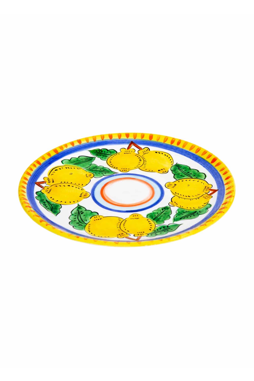 Feeling Good Inside-Sicilian Lemon Collection Handmade Seramik Yemek Tabağı-Tabak & Kase-2-Milagron.com
