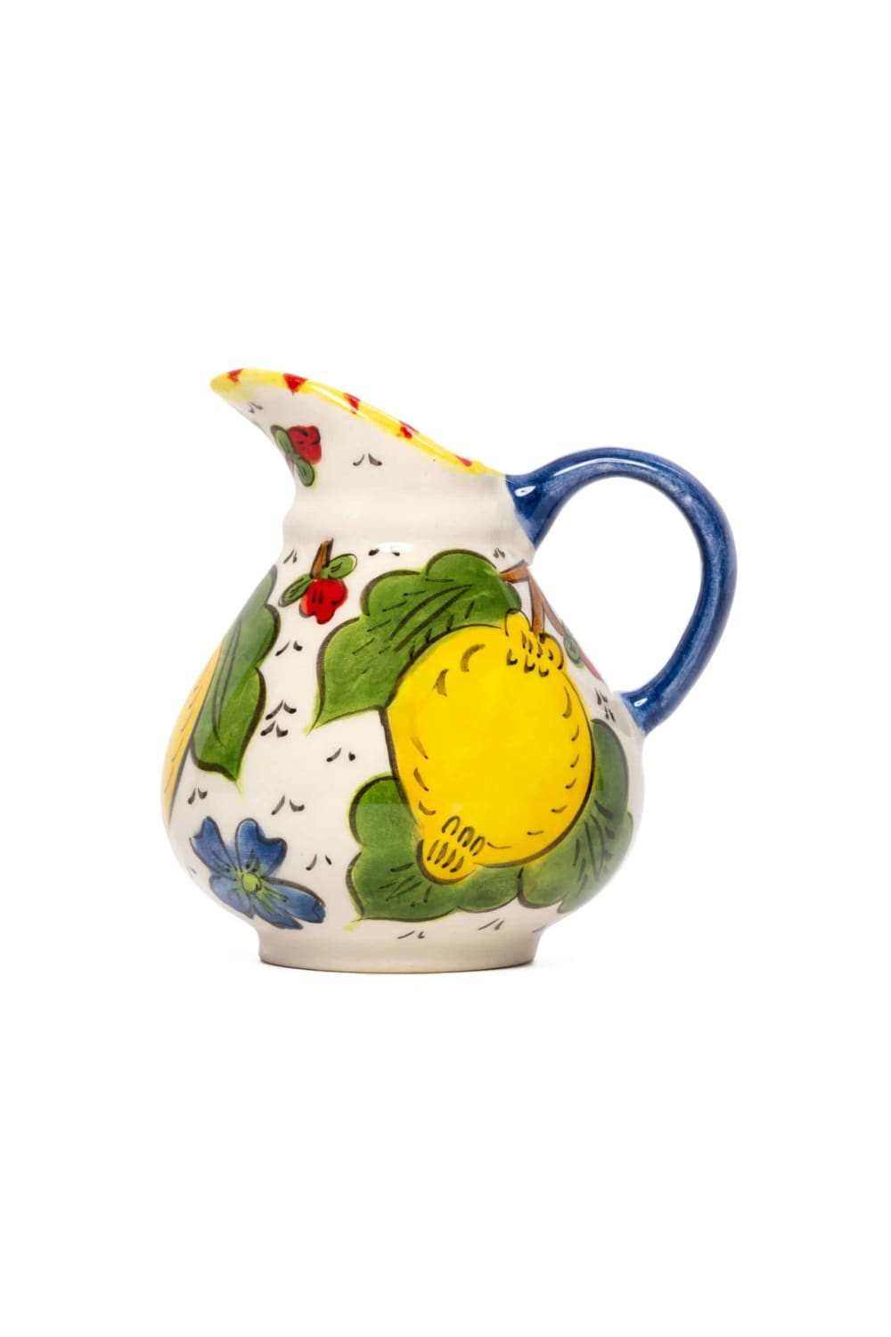 Feeling Good Inside-Sicilian Lemon Handmade Seramik Mini Sütlük-Mutfak Aksesuarları-1-Milagron.com