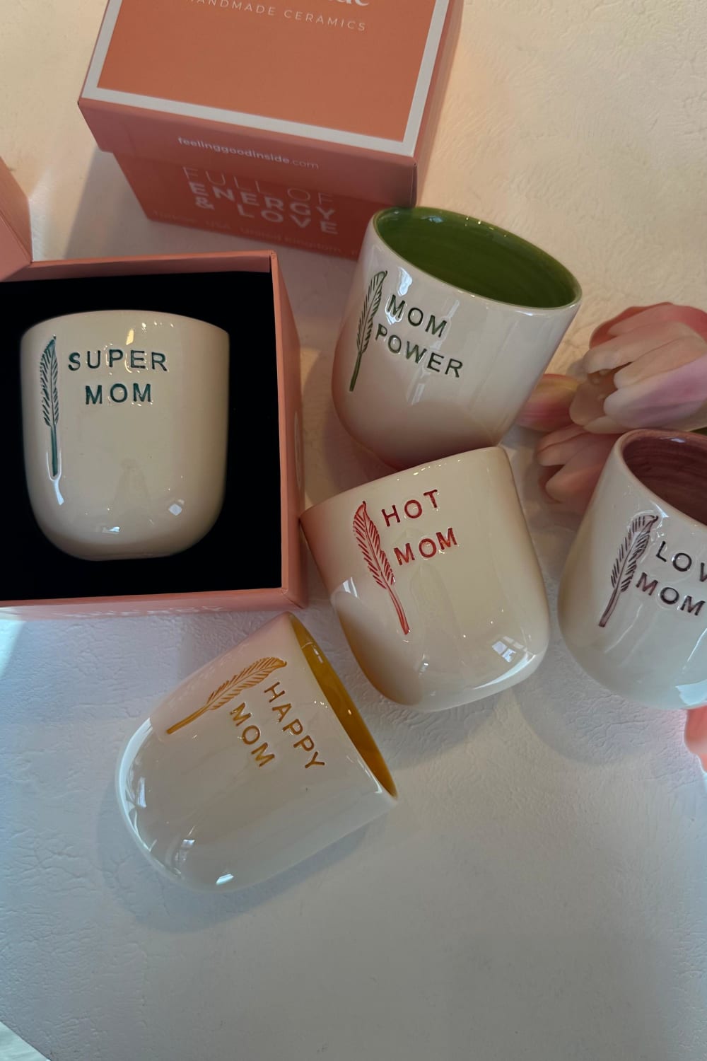 Feeling Good Inside-Super Mom Mug – Özel Hediye Kutulu-Bardak-5-Milagron.com