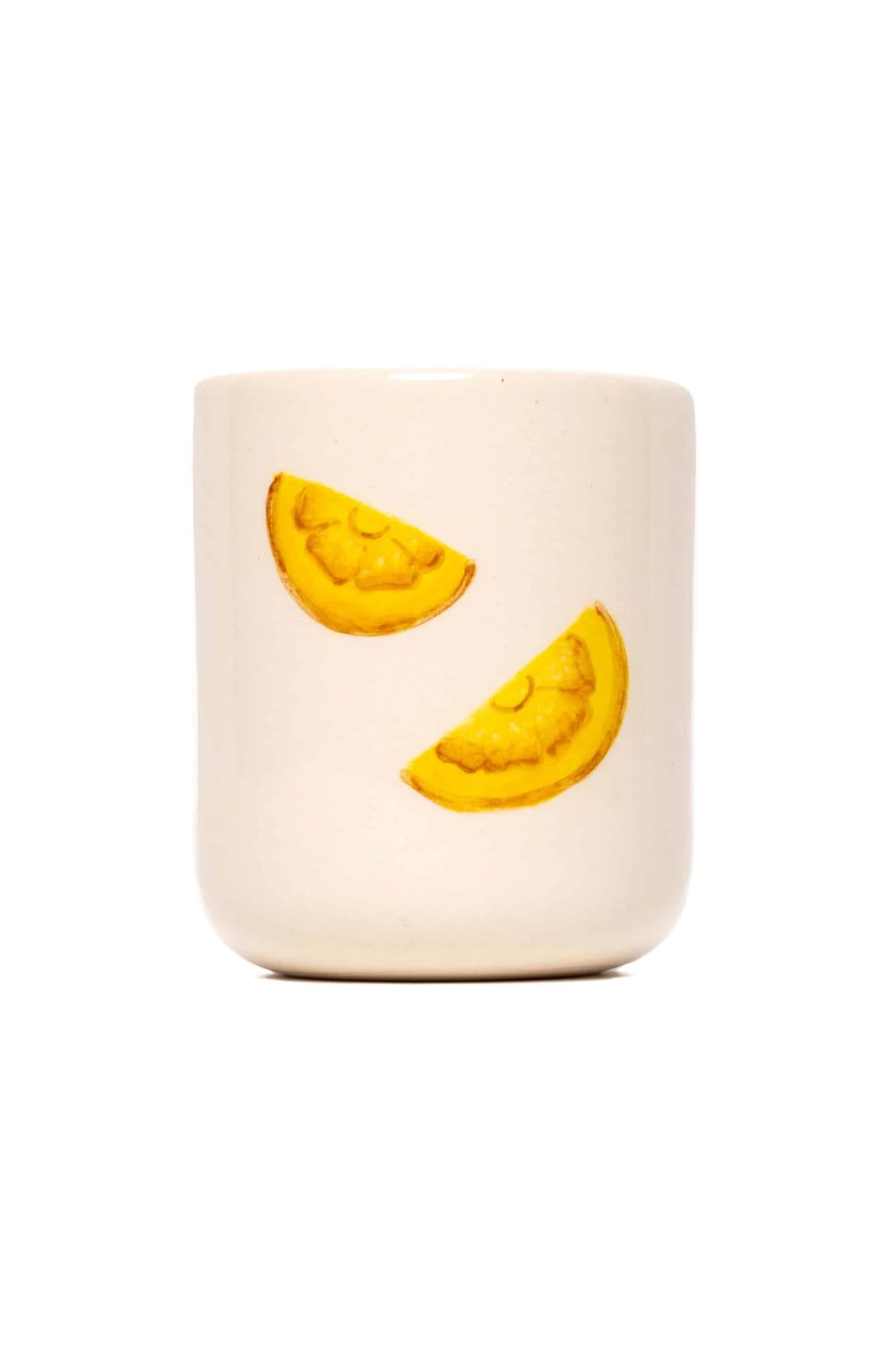 Feeling Good Inside-Two- Slice Lemons Handmade Seramik Mug-Bardak-1-Milagron.com