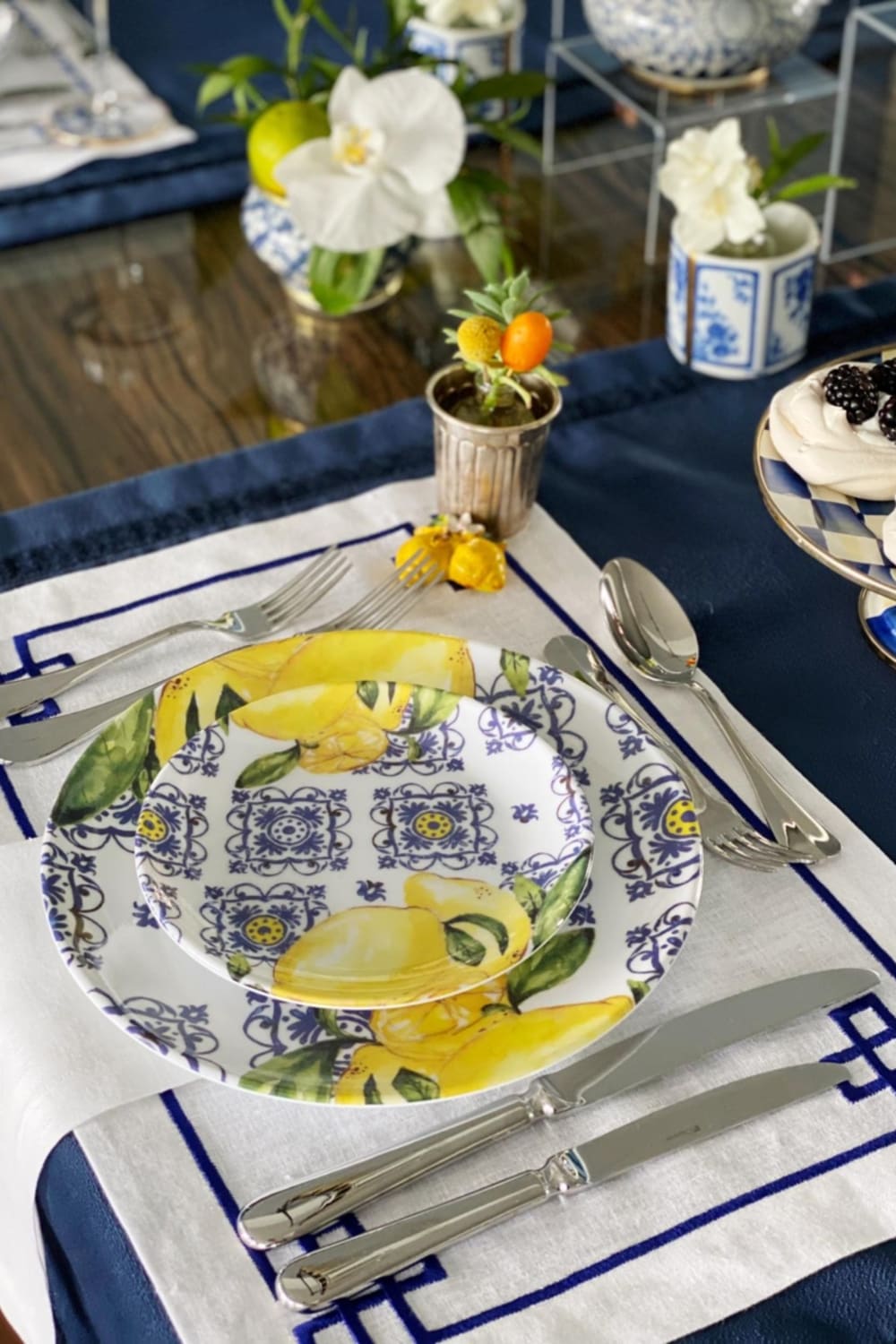 Fern&Co-Amalfi Coast Collection 4'lü Küçük Boy Tabak-Tabak & Kase-3-Milagron.com