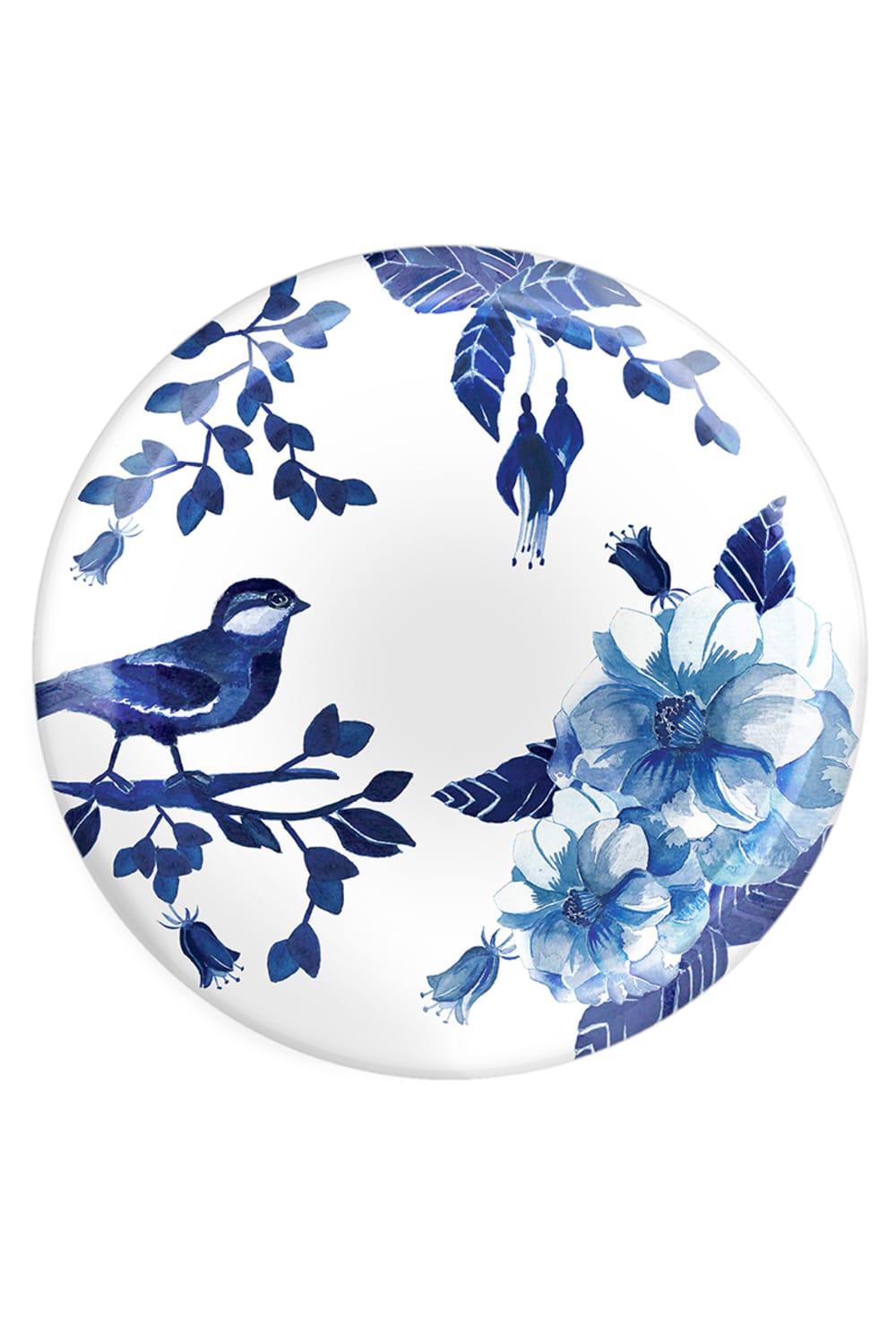 Fern&Co-Bleu Blanc Collection 4'lü Büyük Boy Tabak-Tabak & Kase-1-Milagron.com