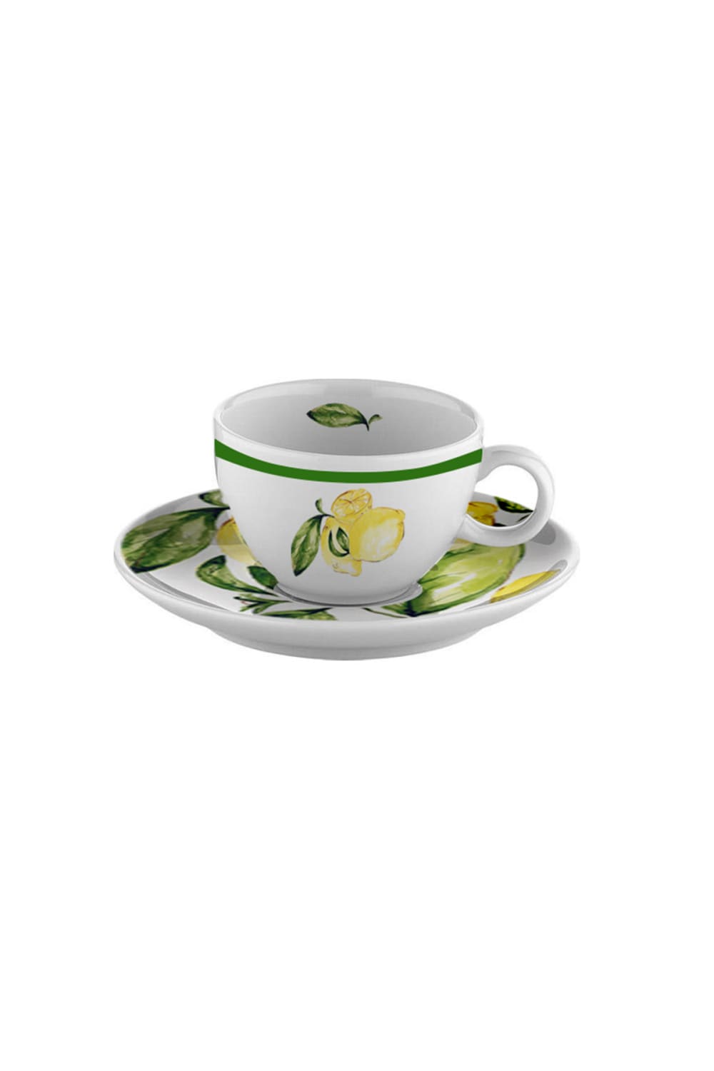 Fern&Co-Citrus Porcelain Collection 2’li Çay Fincan Seti / Hediye Kutulu-Tabak & Kase-1-Milagron.com