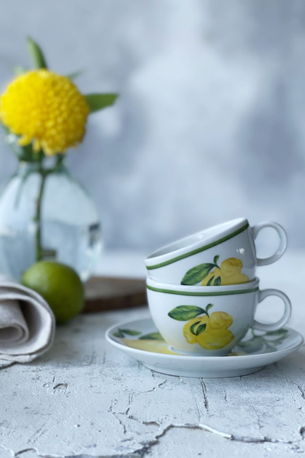 Fern&Co-Citrus Porcelain Collection 2’li Türk Kahvesi Seti / Hediye Kutulu-Bardak-4-Milagron.com