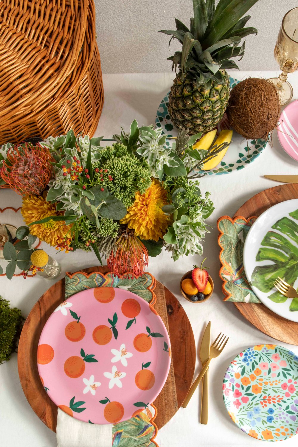 Fern&Co-Clementine Collection 4'lü Küçük Tabak-Tabak & Kase-2-Milagron.com