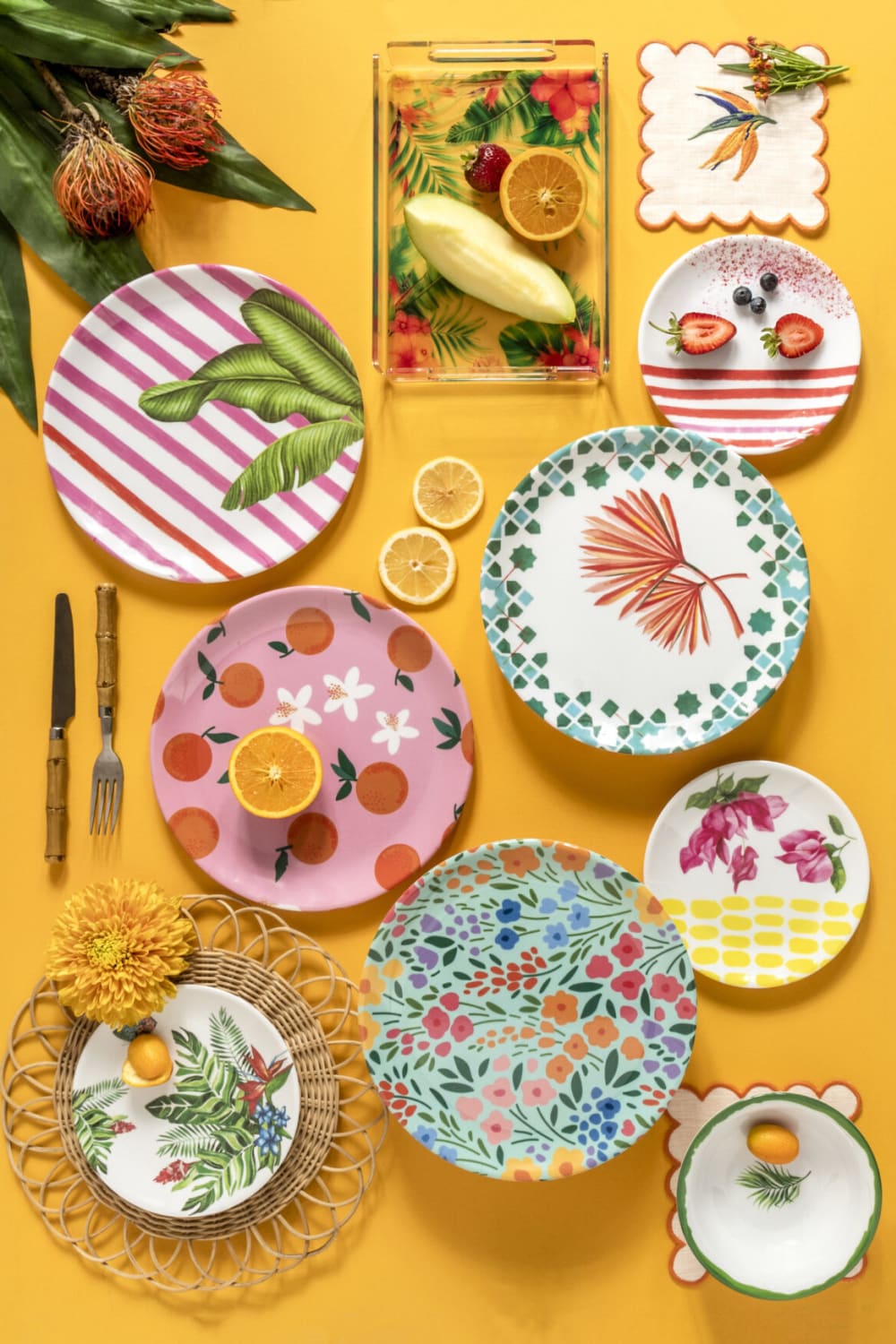 Fern&Co-Clementine Collection 4'lü Küçük Tabak-Tabak & Kase-3-Milagron.com