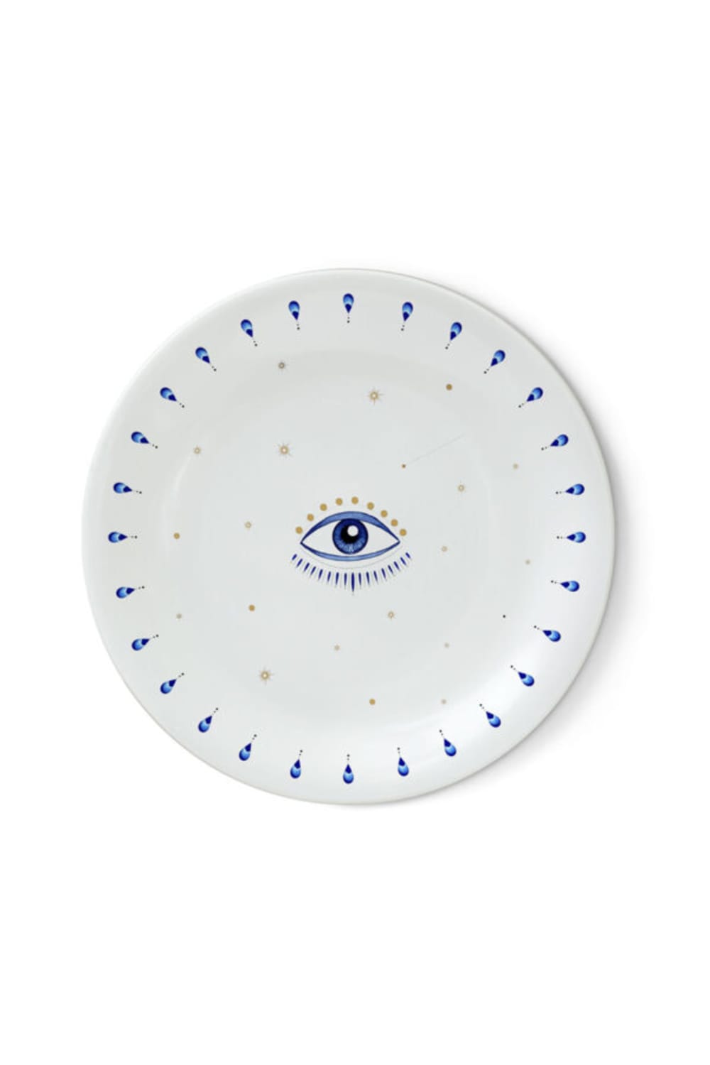 Fern&Co-Porselen Porselen Spirit Eye Collection Yemek Tabağı-Tabak & Kase-1-Milagron.com