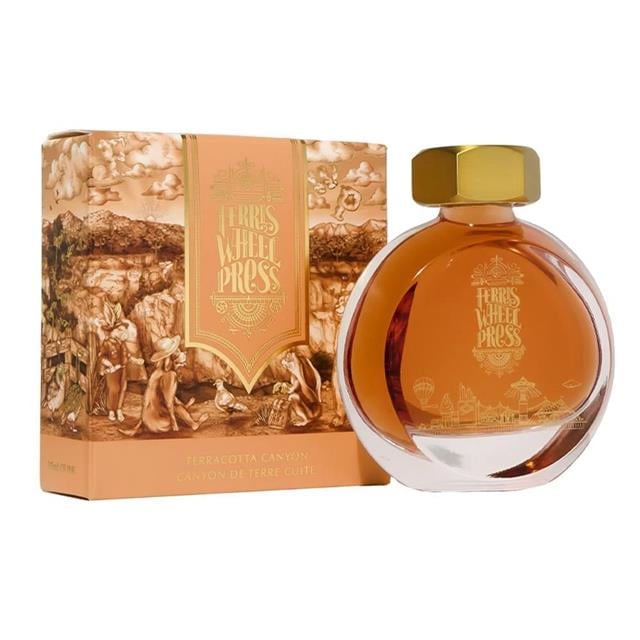 Ferris Wheel Press-38 Ml Şişe Mürekkep Terracotta Canyon-Şişe Mürekkep-1-Milagron.com