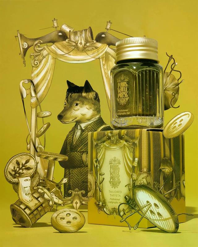 Ferris Wheel Press-Tailored Taffeta Kaligrafi Şişe Mürekkep 28 Ml-Şişe Mürekkep-6-Milagron.com