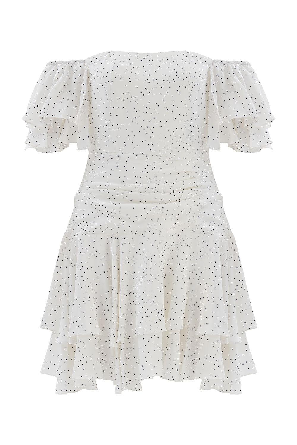 Fickle Hearts-Bella Düşük Omuzlu Mini Elbise-Elbise-1-Milagron.com