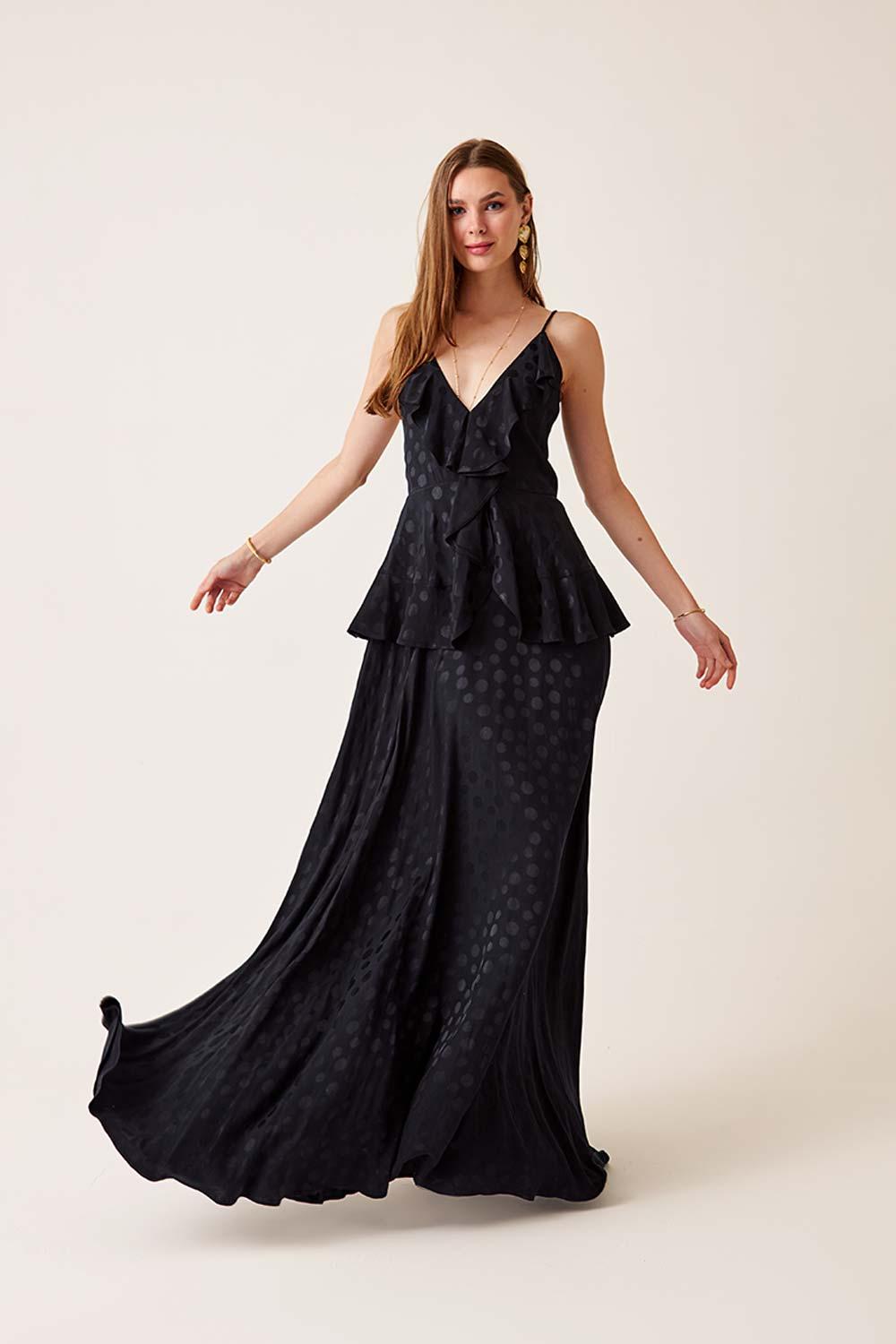 Fickle Hearts-Bianca Uzun Elbise-Elbise-5-Milagron.com