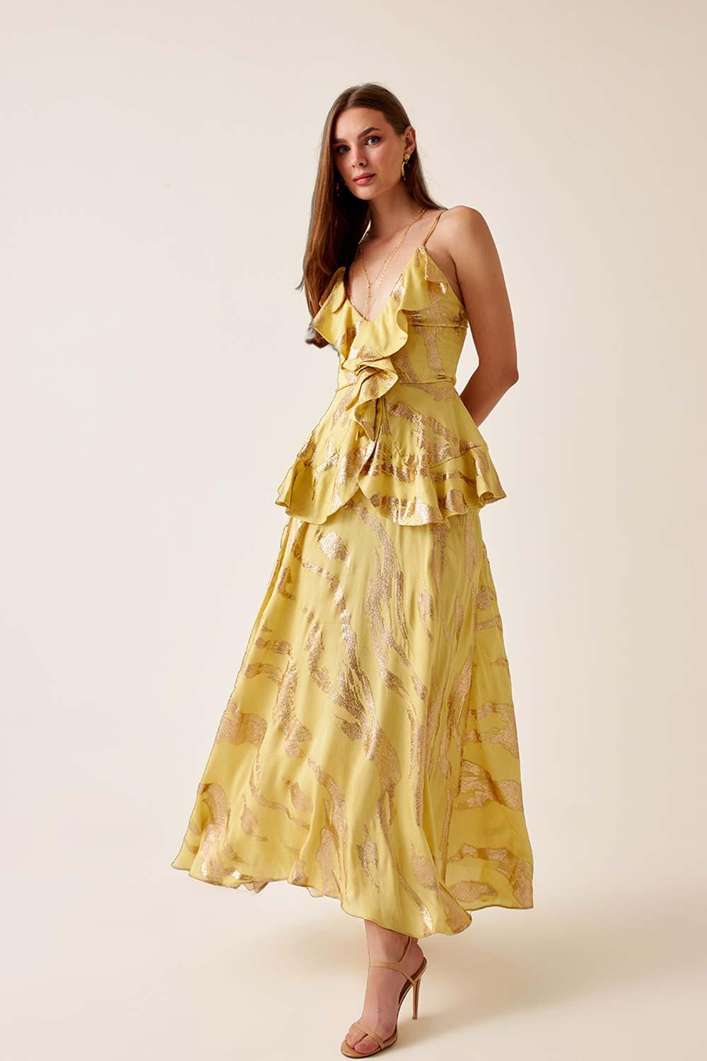 Fickle Hearts-Kiara İpek Elbise-Elbise-5-Milagron.com