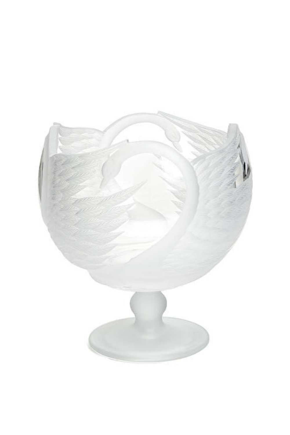 Cygnus Kuğu Desenli Cam Şekerlik - 1