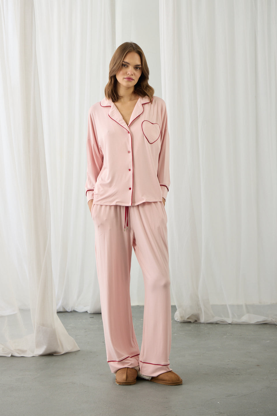 Liquide Amour Pyjama Top & Pants Set