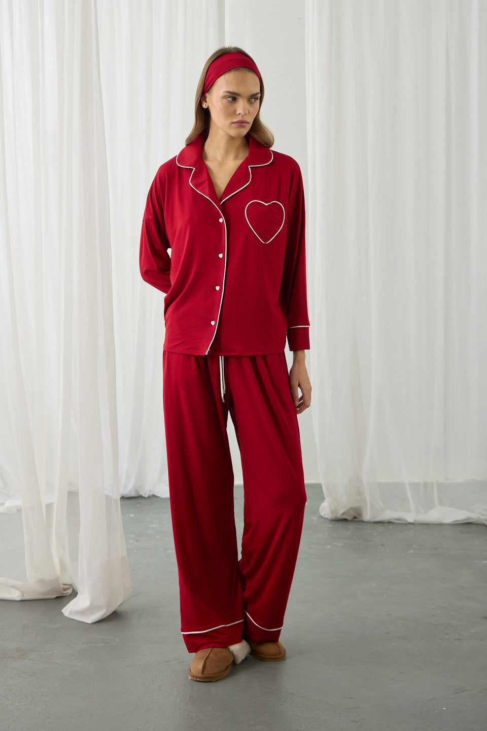 Liquide Amour Pyjama Top & Pants Set