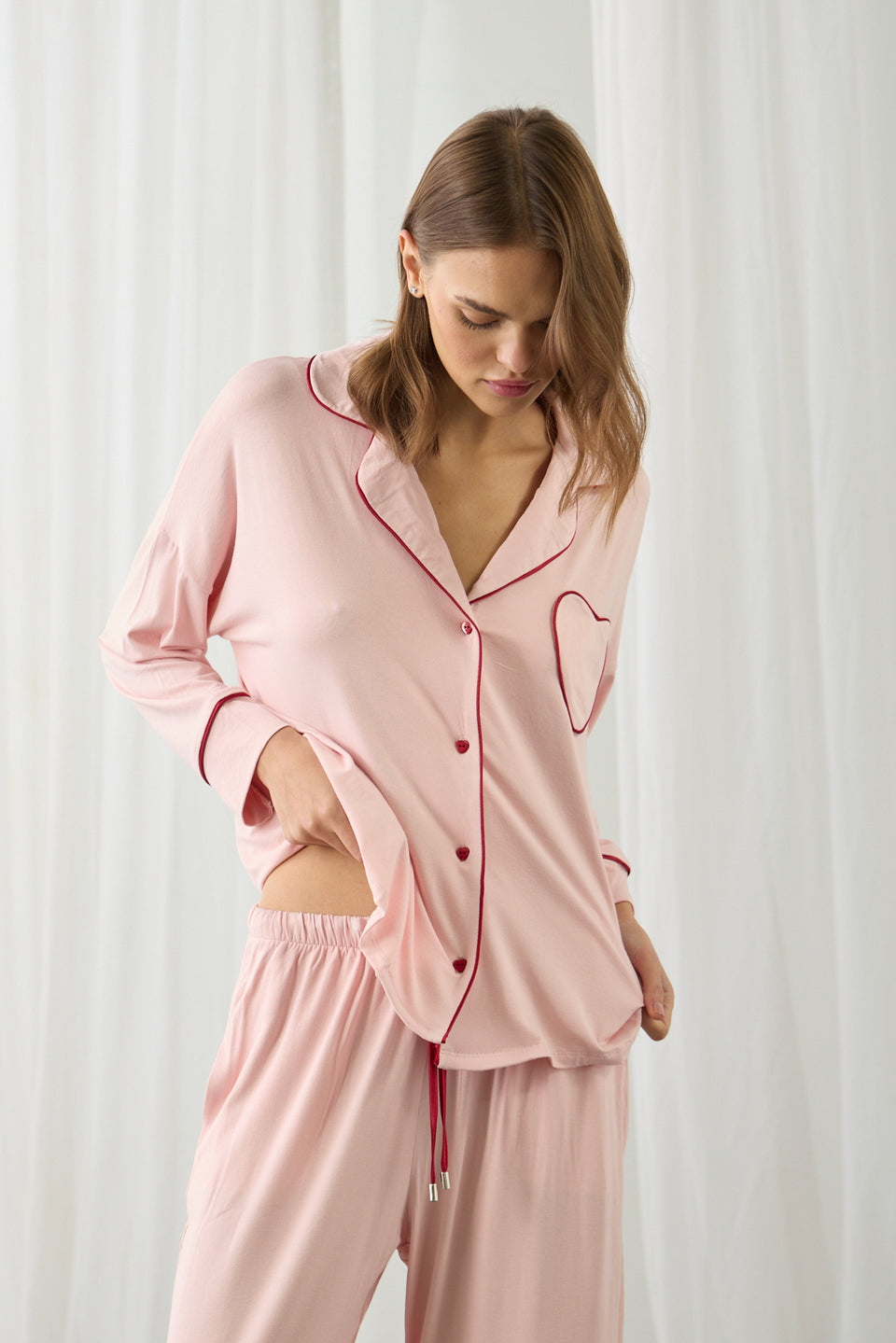 Liquide Amour Pyjama Top & Pants Set