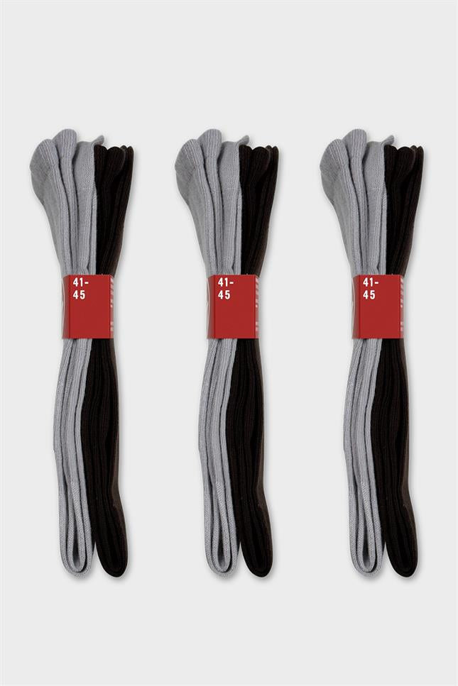 Fifty Pieces-6'lı Kahverengi Gri Favorite Çorap-Çorap-2-Milagron.com