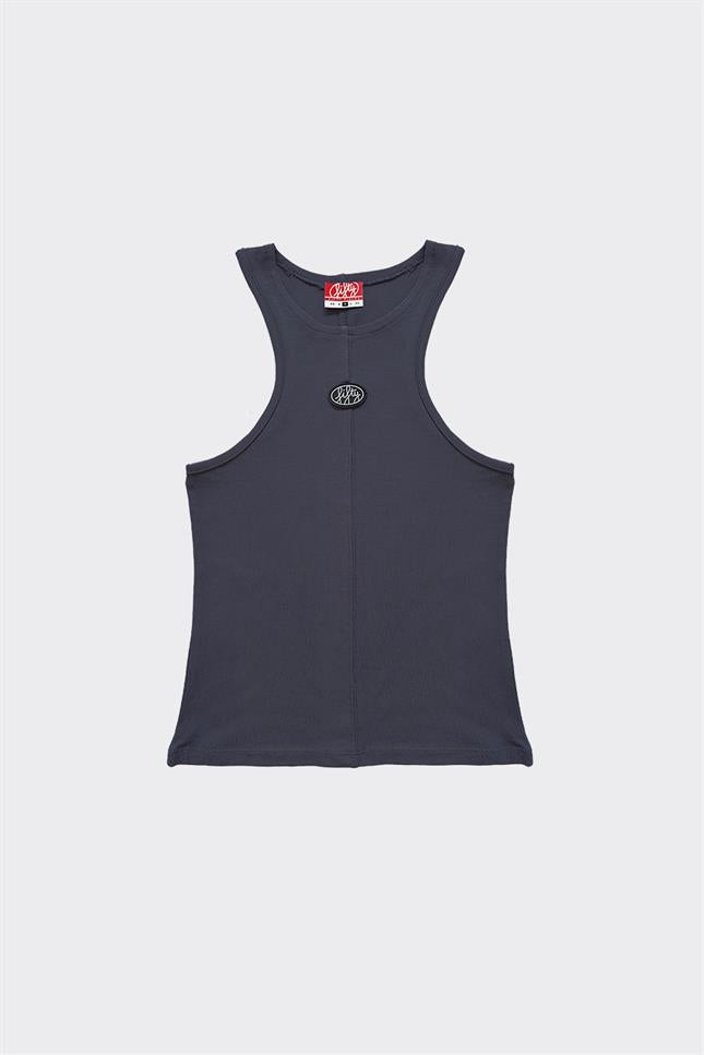 Fifty Pieces-Antrasit Halter Yaka Atlet-Top-5-Milagron.com