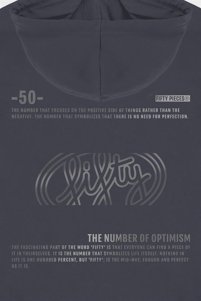 Fifty Pieces-Antrasit Oversize Sırt Baskılı Hoodie-Sweatshirts & Hoodies-13-Milagron.com