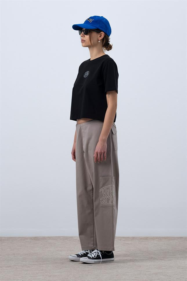 Fifty Pieces-Bej Core Kargo Pantolon-Pantolon-3-Milagron.com